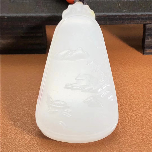 14.3G 山水牌，撒金皮