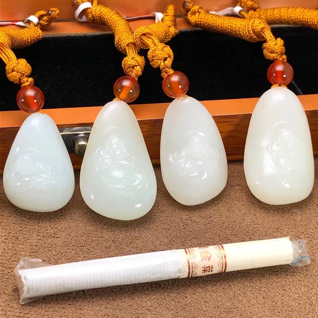 油滴滴的小精品弥勒佛，15.68g，19.17g，15.30g，19.15g，16.61g